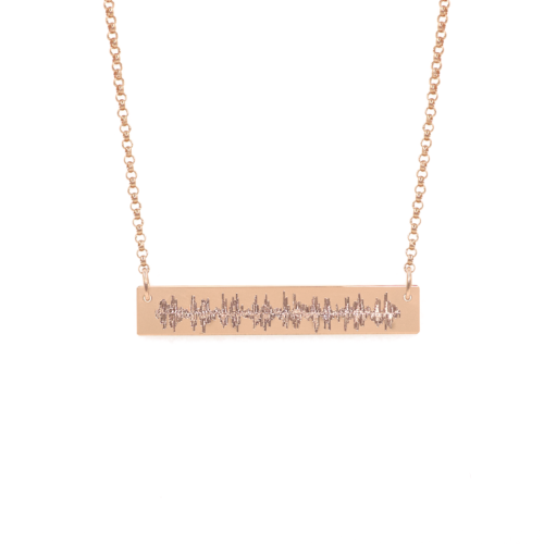 HEARTBEAT BAR NECKLACE